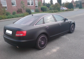 Audi schwarz heck